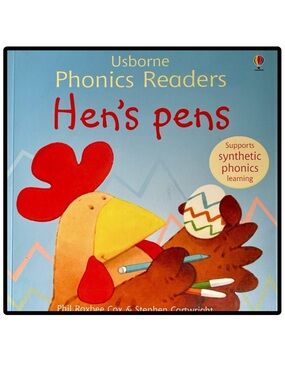 BUNDLE & SAVE🎉 Usborne Phonics Readers: Hen's Pens Softcover Book